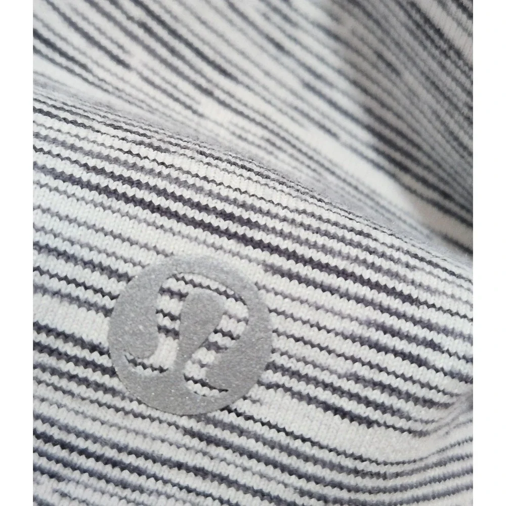 Lululemon‎ Dancing Warrior Tank Top Space Dye Grey Pink Strappy Back Size 8